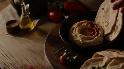 Scrumptious Hummus and Pita Bread: A Culinary Delight