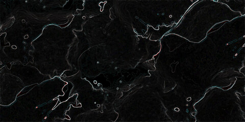 Abstract dark black marble texture with subtle white and light grey.  Natural glowing vein lines on the Black stone. Stunning Black Marble Texture Design for Interior and Exterior. 