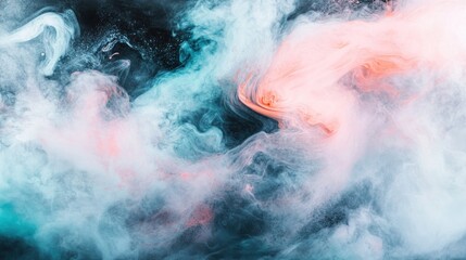 Fototapeta premium Abstract swirling colors of smoke