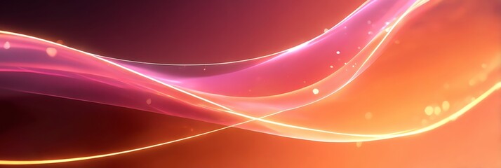 Vibrant sunset orange and coral gradient background with a golden yellow arc, perfect for creative tech promotions. Dynamic, modern, and eye-catching