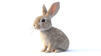 Obraz premium rabbit isolated on white