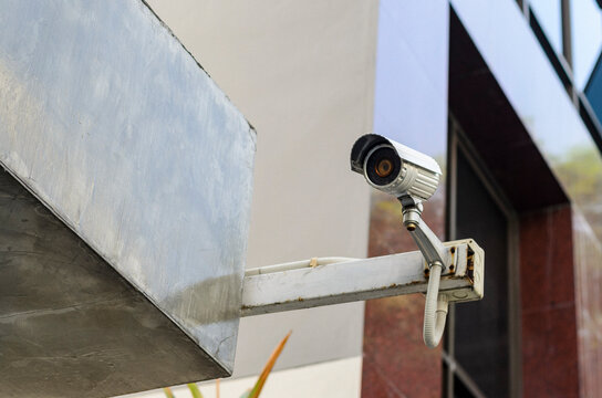 CCTV camera on the building