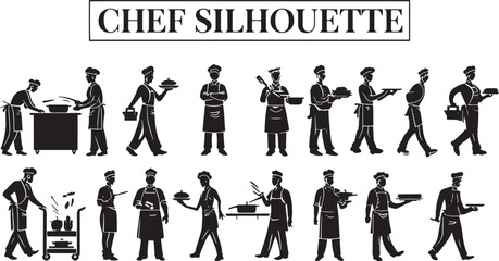 shef silhouettes of people