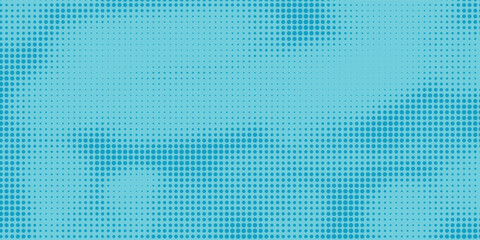 Fototapeta premium retro comic blue background raster gradient halftone