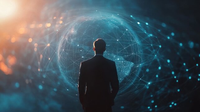 human resource and world wide web concept. recruitment management. business idea