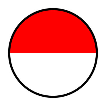 vector flag of the republic of indonesia