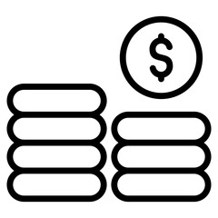 Coins Stack Icon