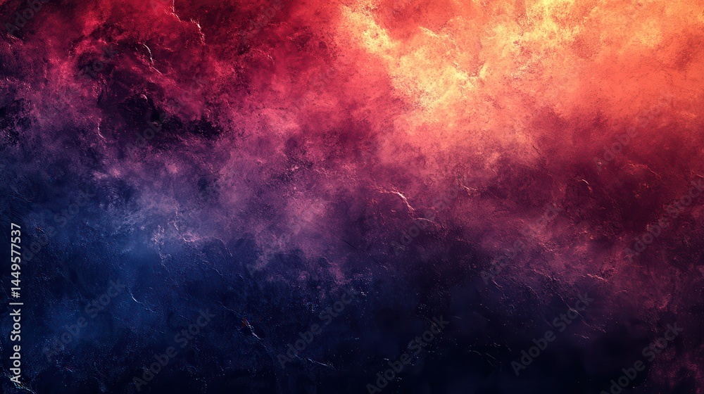 Poster vibrant, dynamic abstract background with gradient colors and textured patterns