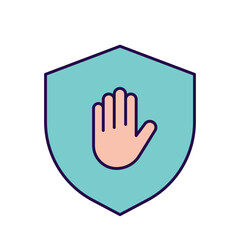 Obraz premium prevention sign