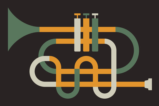 Geometric trumpet