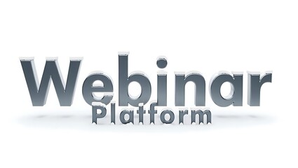 Fototapeta premium Engaging online webinar platform designed for interactive presentations and discussions