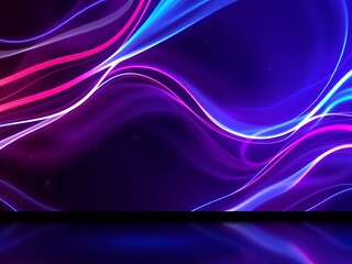 Obraz premium an image of a colorful abstract background with a dark background, there is a picture of a colorful background with a wave