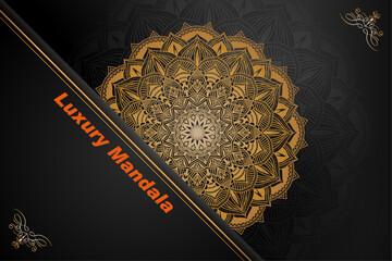 Creative luxury decorative mandala background