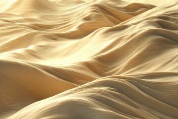 Abstract textured landscape of flowing sand dunes.