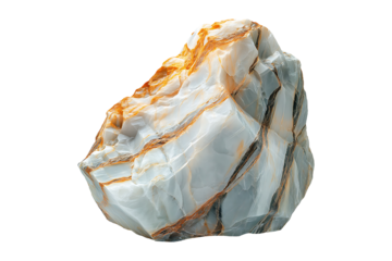 Elegance of Quartzite isolated on transparent background