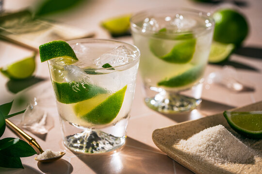 Sun-Kissed Caipirinha  - A Taste of Summer