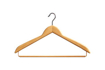 Elegant Clothes Hanger Shot isolated on transparent background