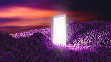 Discover a doorway to a magical floral realm