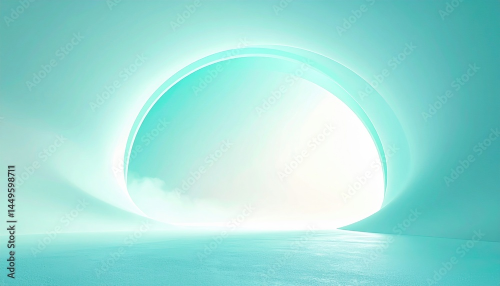 Poster dynamic light experiment abstract setting visual art ethereal environment wide angle view conceptual