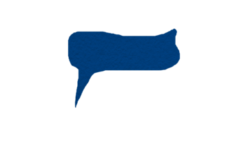 Blue paper cut speech bubble, chat symbol with speech bubbles, cartoon style speech bubbles PNG transparent