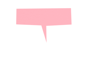 Pink paper cut speech bubble, chat symbol with speech bubbles, cartoon style speech bubbles PNG transparent