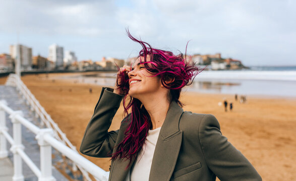 Windy Woman Portrait