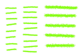 緑色マーカー3　クレヨンタッチ