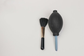 brush and air blower camera cleanser kit