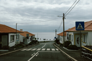 Village Street Toward the Sea