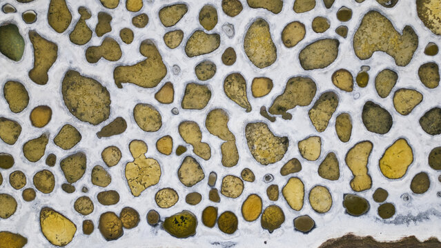 Spotted Lake Aerial Views of BC&rsquo;s Natural Wonder