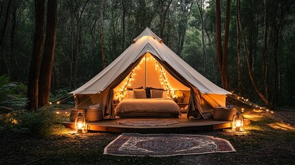 Cozy Glamping Tent in the Forest
