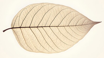 Obraz premium Skeletal Leaf Structure Botanical Nature Detail