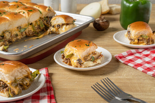 Philly Cheesesteak Sliders