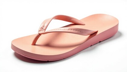 A single flip-flop isolated on white background , sole, isolated, single