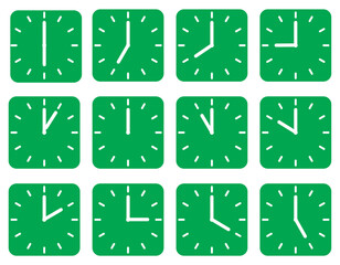 Watch icon vector in simple style for any design