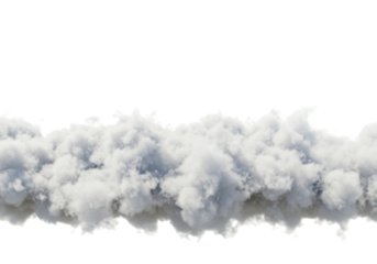 Fluffy White Clouds Against a Bright Background - Nature Scene, Simplistic Design, Outdoor Serenity