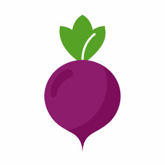 vector illustration of a green apple