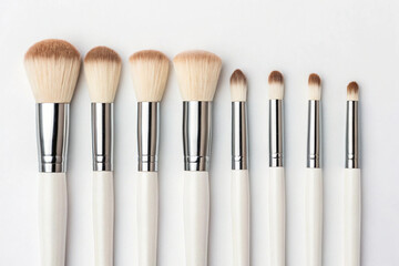 Fototapeta premium Makeup Brushes Set for Professional Application