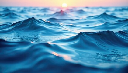 Subtle gradient waves creating an endlessly repeating ocean effect , cycle, design, nature