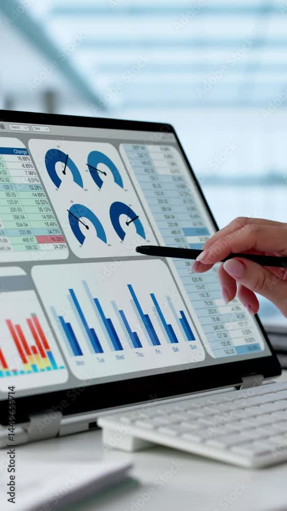 Poster Data Analyst Using Data Analytics KPI