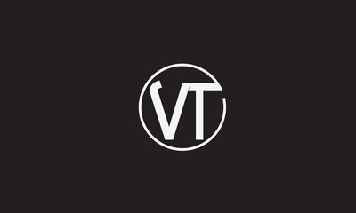 VT, TV , T ,V, Abstract Letters Logo Monogram	