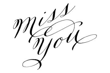 Miss You
タイポグラフィー
