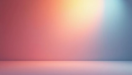 Fototapeta premium Subtle gradient, muted tones create calm setting , mood, form, design