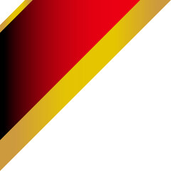 Gold Gradient Ribbon Tab