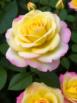 Yellow Pink Sheila Rose