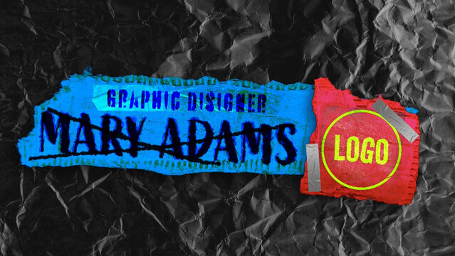 Cardboard Lower Third 04
