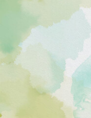 Obraz premium Blue and green watercolor background, Abstract blue and green watercolor background, Abstract paint gradient, Beautiful Blue and green Watercolor Background, blue watercolour paper texture background