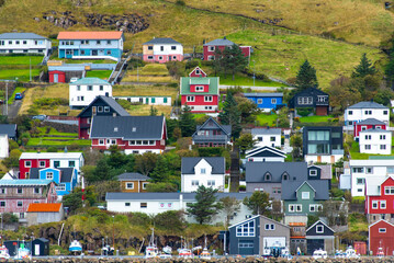 Tvoroyri Village on Suduroy Island - Faroe Islands