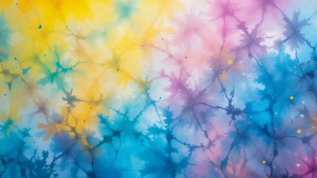 Abstract tie dye pattern colorful background texture design art