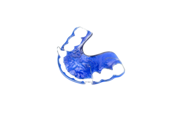 Medical equipment, orthodontic retainer, isolated on white background.
